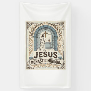 Jesus Monastic Minimal Jesus Monastic Minimal Chri Banner