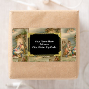 Jesus Monogram Labels