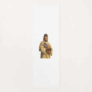 Jesus Moo Deng Bouncy Pig, Cute Baby Hippo T-Shirt Yoga Mat