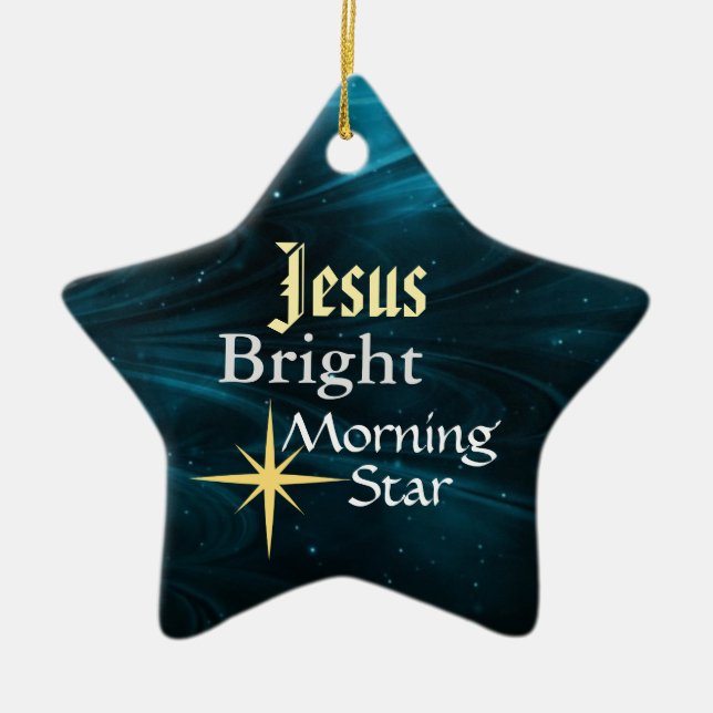 Jesus Morning Star Customized Ornament (Front)