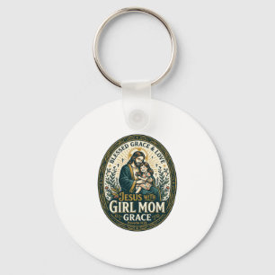 Jesus Motherhood Micro Identities Shirt Faith Base Key Ring