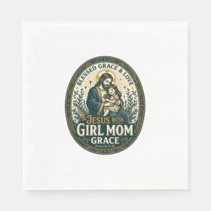 Jesus Motherhood Micro Identities Shirt Faith Base Napkin
