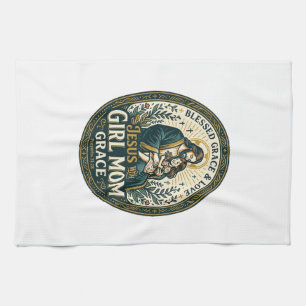 Jesus Motherhood Micro Identities Shirt Faith Base Tea Towel