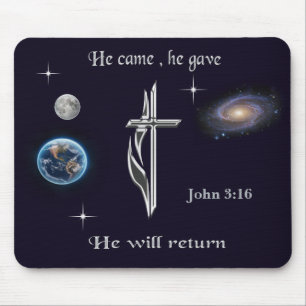Jesus Mouse Mat