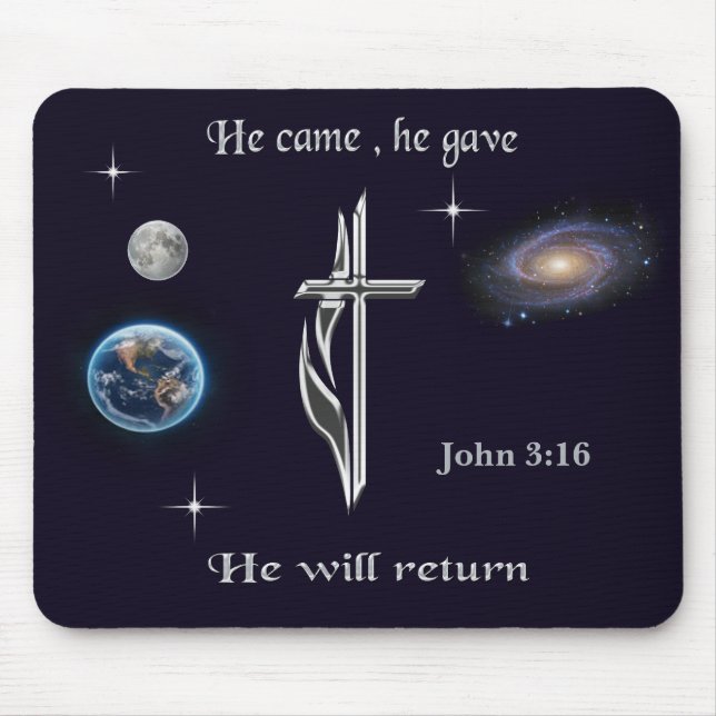 Jesus Mouse Mat (Front)