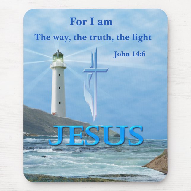 Jesus  mouse mat (Front)