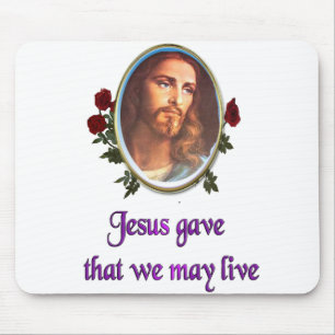 Jesus  mouse mat