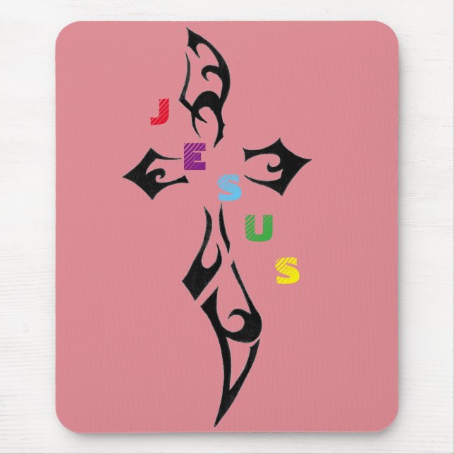 jesus mouse mat (Front)