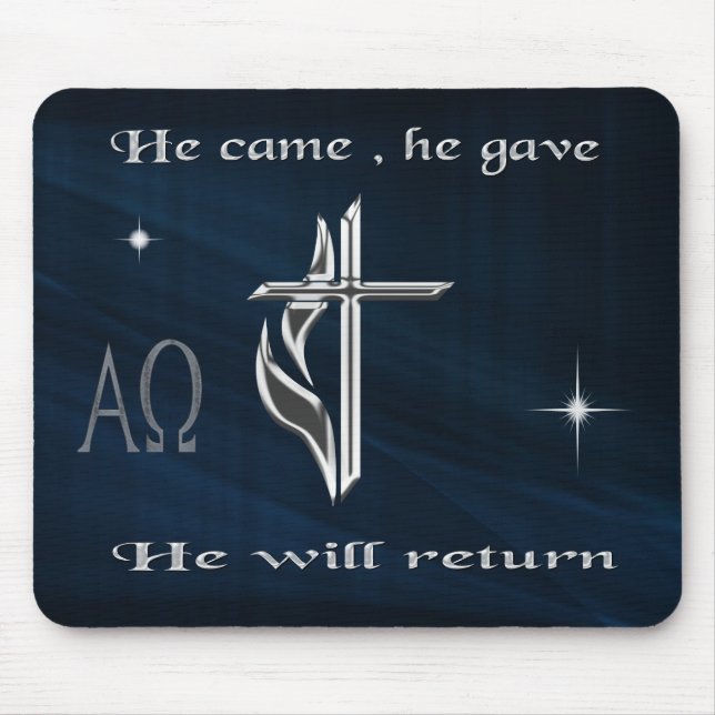 Jesus Mouse Mat (Front)