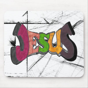 Jesus Mouse Mat