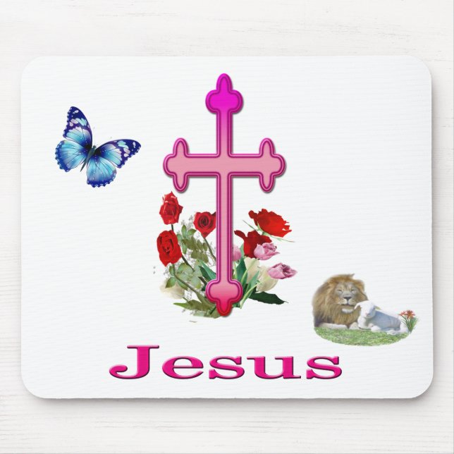 Jesus  mouse mat (Front)