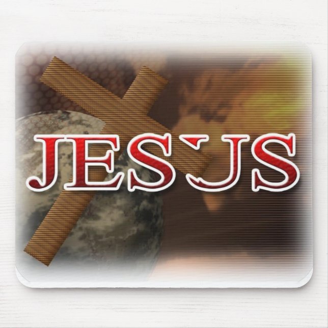 Jesus Mouse Mat (Front)