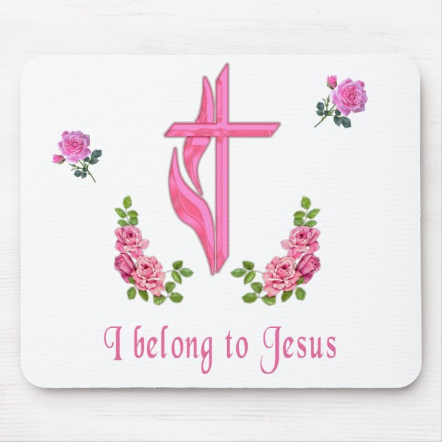 Jesus Mouse Mat (Front)