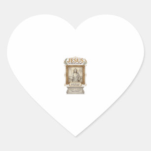 Jesus Museum Exhibit Jesus Museum Exhibit Christia Heart Sticker