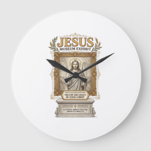 Jesus Museum Exhibit Jesus Museum Exhibit Christia Large Clock