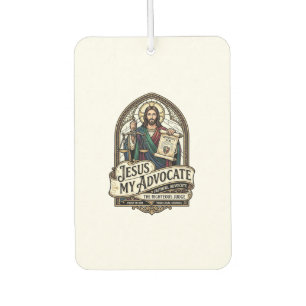 Jesus My Advocate Jesus Courtroom Advocate Christi Car Air Freshener