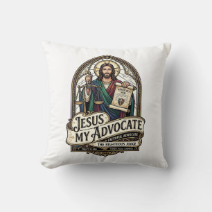 Jesus My Advocate Jesus Courtroom Advocate Christi Cushion