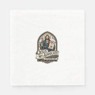 Jesus My Advocate Jesus Courtroom Advocate Christi Napkin