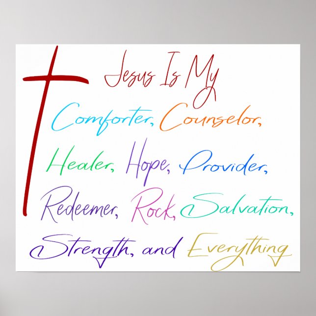 Jesus My Everything Poster (Front)