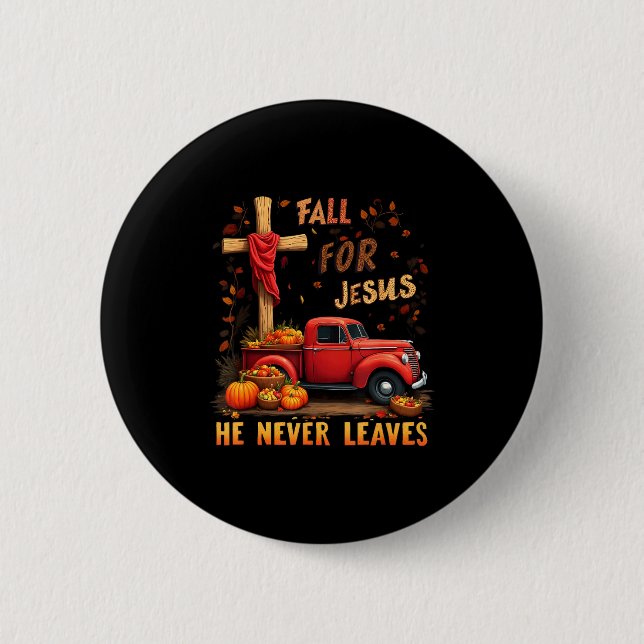 Jesus My Favourite Season Fall Christian Thanksgiv 6 Cm Round Badge (Front)