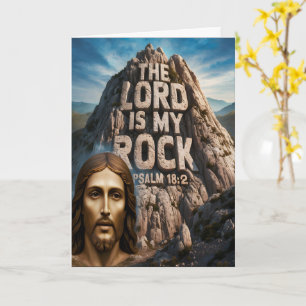 Jesus, My Rock of Ages The Lord Is My Rock Card
