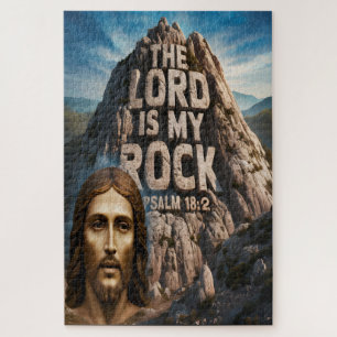 Jesus, My Rock of Ages The Lord Is My Rock Jigsaw Puzzle