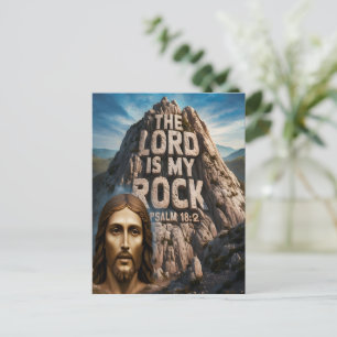 Jesus, My Rock of Ages The Lord Is My Rock Postcard