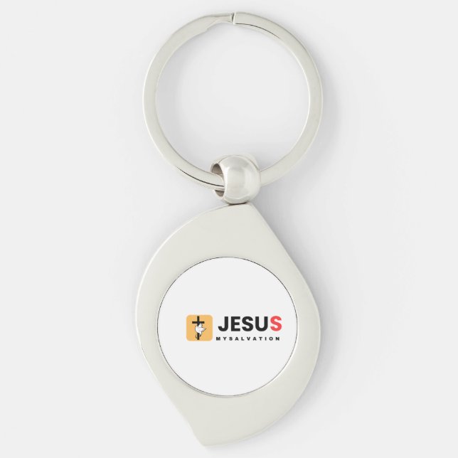 Jesus My Salvation  Key Ring (Front)