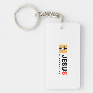 Jesus My Salvation Key Ring