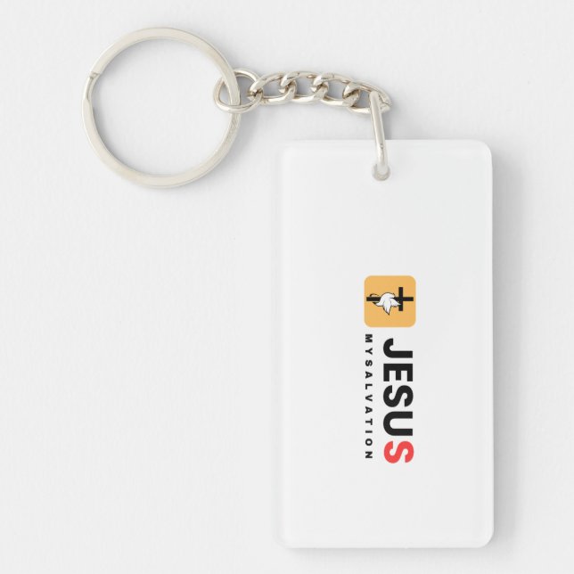 Jesus My Salvation  Key Ring (Front)