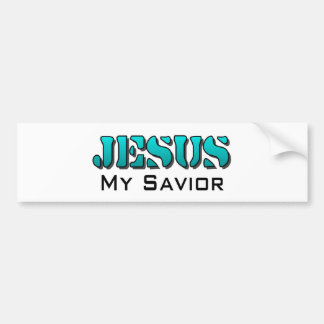 Jesus my saviour bumper sticker