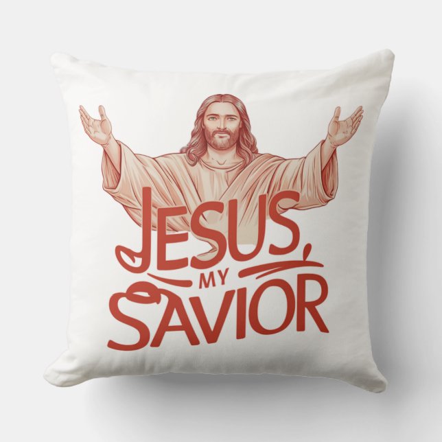 Jesus My Saviour  Cushion (Front)