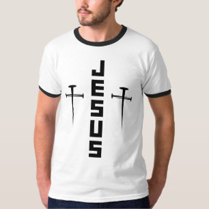 JESUS Nail Cross Christian Faith For Believers T-Shirt
