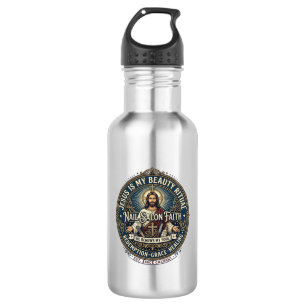 Jesus Nail Tech Nail Artist T-Shirt Inspirational 532 Ml Water Bottle