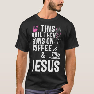 Jesus Nail Technician Nail Tech Artist Women T-Shirt