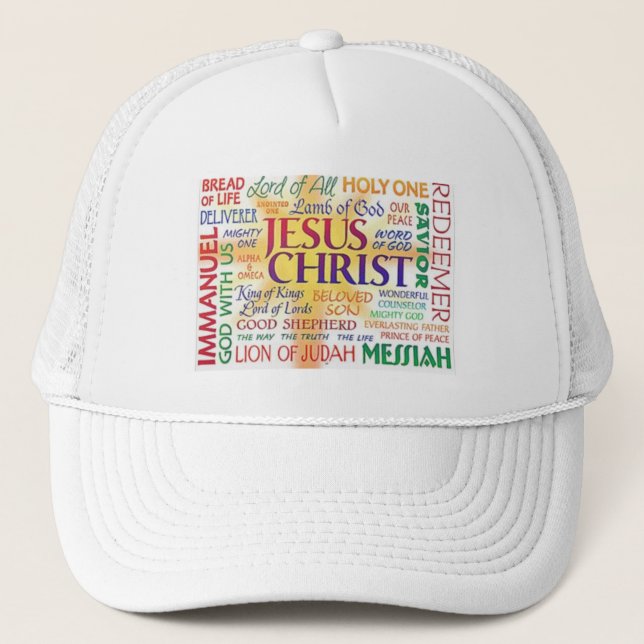JESUS name above all names Trucker Hat (Front)