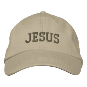 Jesus Name Embroidered Baseball Cap / Hat