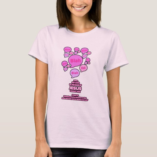 Jesus Name (pink) - Women's Basic T-Shirt (Front)