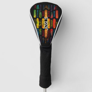 Jesus Names Multi-colour Golf Head Cover