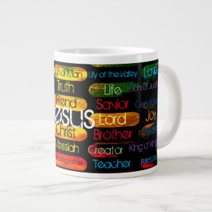 Jesus Names Multi-colour Large Coffee Mug
