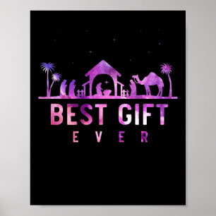 Jesus Nativity Religious Christian Christmas Poster