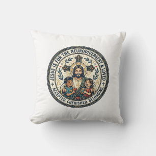 Jesus Neurodivergent Encouragement T-Shirt Inspira Cushion