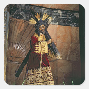Jesus of Great Power, 1620 Square Sticker