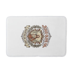 Jesus Olive Oil Anointing Oil Label Jesus Olive Oi Bath Mat