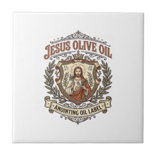 Jesus Olive Oil Anointing Oil Label Jesus Olive Oi Tile
