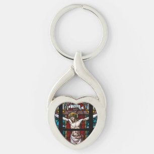 Jesus on Cross Key Ring