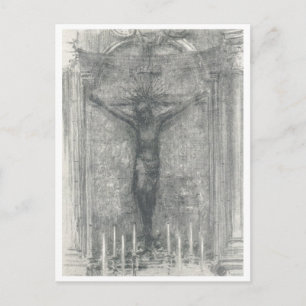Jesus on Cross Postcard