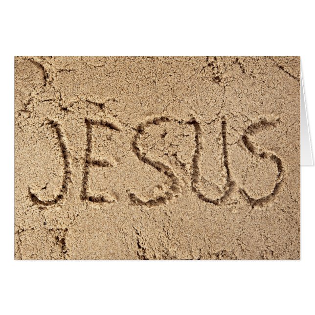 Jesus on the beach (Front Horizontal)
