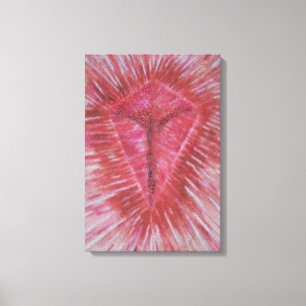Jesus on the Cross (39.4 x 57.33cm, 15.5" x 22.6") Canvas Print