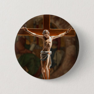 Jesus-on-the-Cross 6 Cm Round Badge